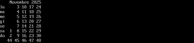 calendario minimale PNG 2025-11