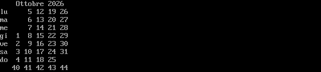 calendario minimale PNG 2026-10
